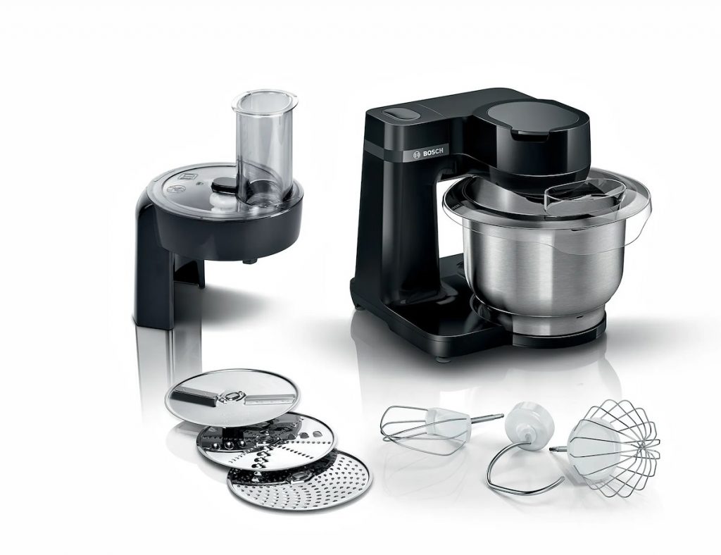 BOSCH MUMS2EB01 Robot Cucina Impastatrice 700W 4 Velocita Ciotola Inox 3.8L Nero