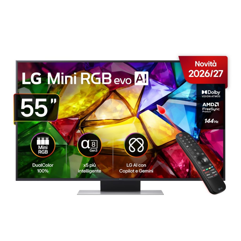 LG 55MRGB87B6B Smart TV LED Mini RGB 55 Pollici 4K UHD WebOS
