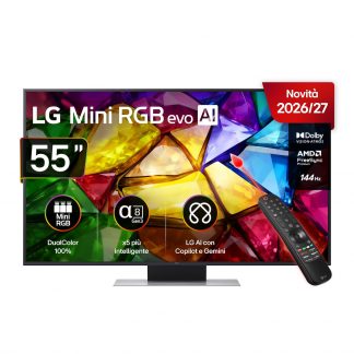 LG 55MRGB87B6B Smart TV LED Mini RGB 55 Pollici 4K UHD WebOS