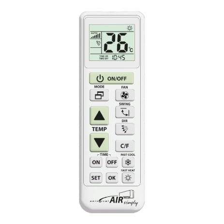 UNITRONIC JL42533UNI Telecomando Universale Condizionatori Aria Condizionata