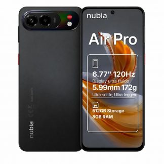 ZTE NUBIA AIR PRO PRIME BLACK Smartphone 6.77 Pollici 512GB 108MP 5G