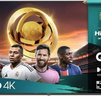 TELESYSTEM 28000253 TV QLED 43 Pollici UHD 4K Smart Vidaa DVBT2 S2