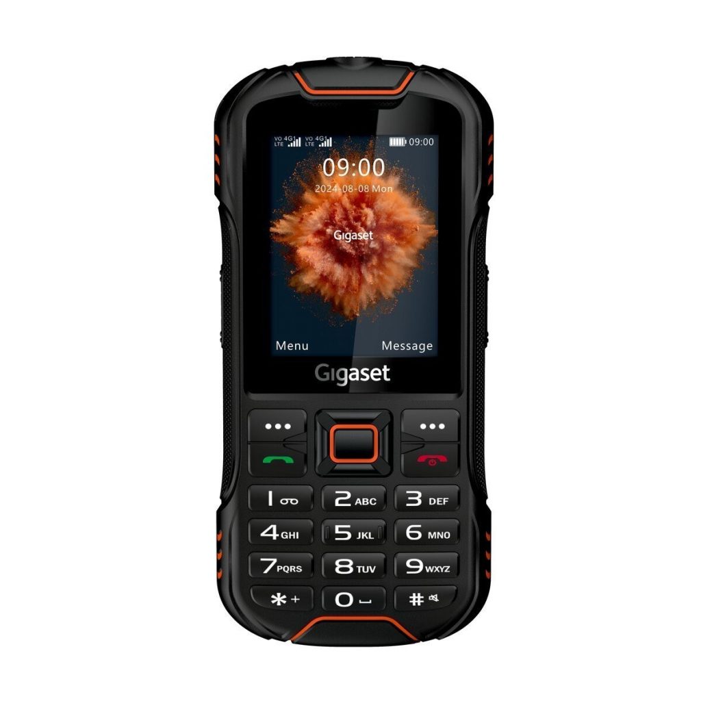 GIGASET GLX 8 PLUS BLACK Cellulare Senior Dual SIM Bluetooth IP68 4G 