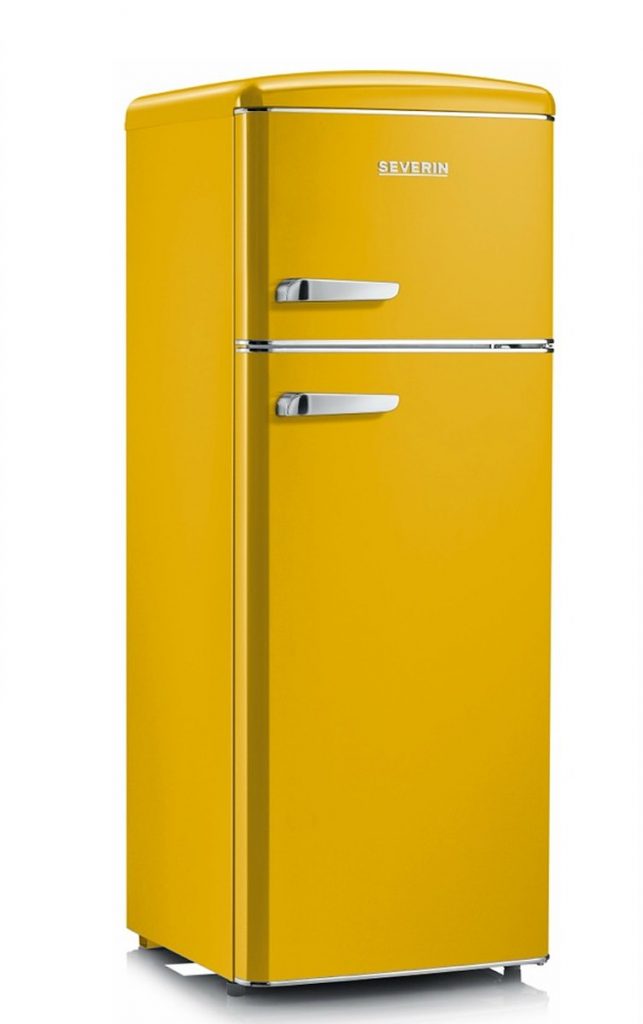 SEVERIN RKG8963 Frigorifero Doppia Porta Statico Giallo Classe D