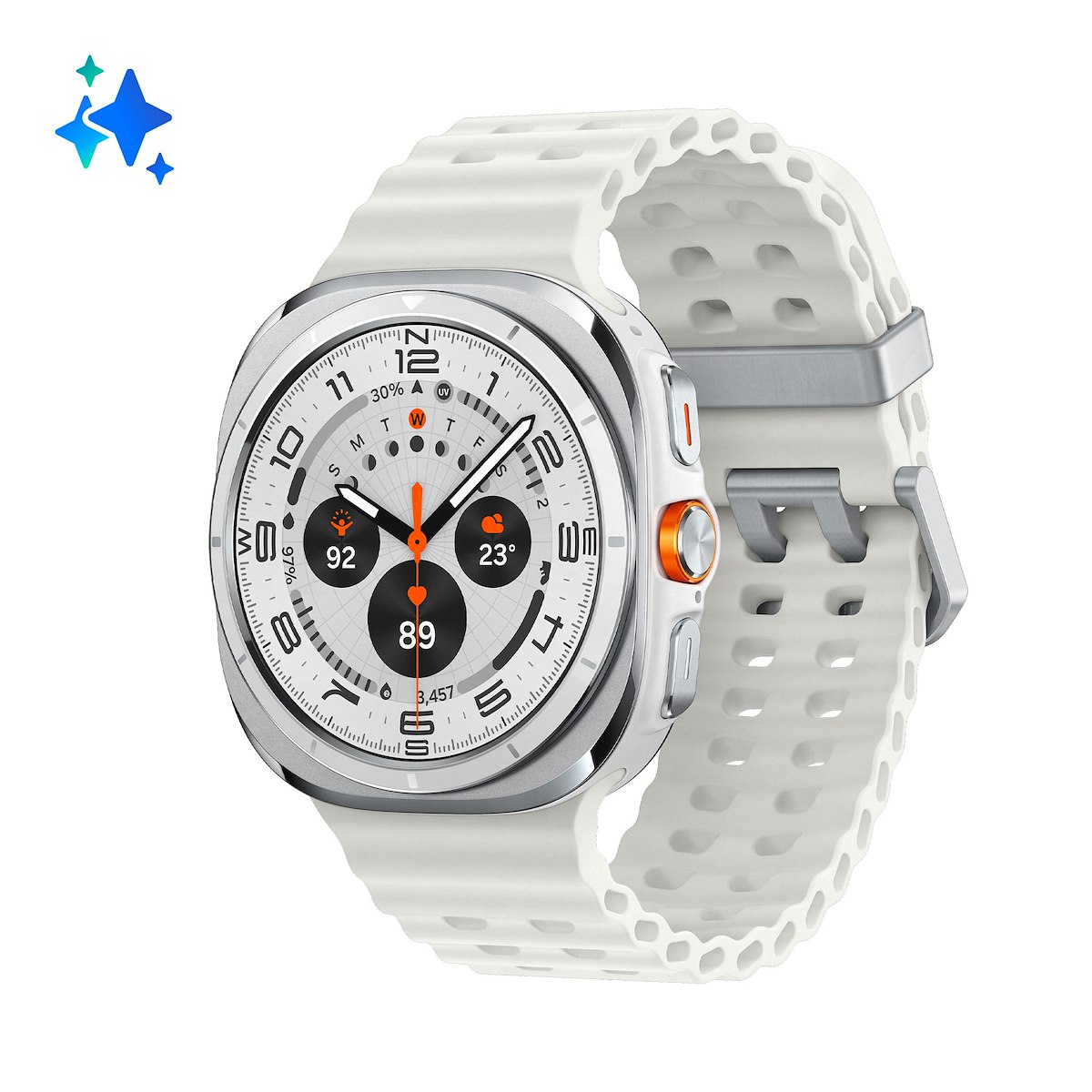 SAMSUNG SML340NZKAITV Galaxy Watch 40mm Grafite Smartwatch Fitness - immagine 2