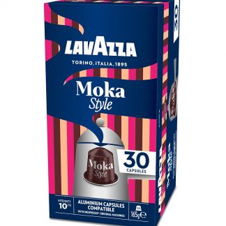 LAVAZZA 7959 Capsule Caffe Compatibili Nespresso Alluminio Moka Style 30 Pezzi