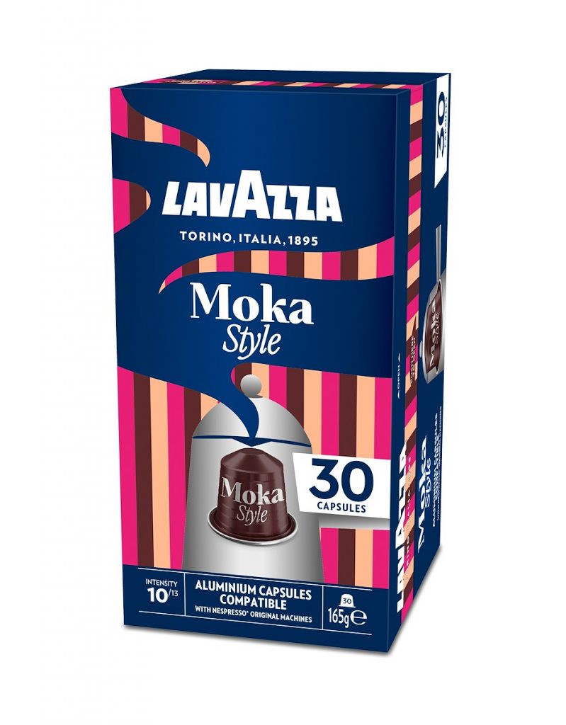 LAVAZZA 7959 Capsule Caffe Compatibili Nespresso Alluminio Moka Style 30 Pezzi