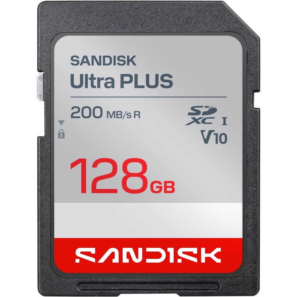 SANDISK SDSDUBQ128GGN6IN Scheda Memoria Ultra Plus 128GB Classe 10 UHS I
