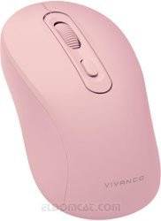 VIVANCO VNITMOUSEBTP Mouse Wireless Pink