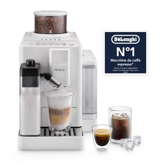 DE LONGHI EXAM42055WXL Macchina Caffe Automatica Cappuccino Rivelia Start Bianca