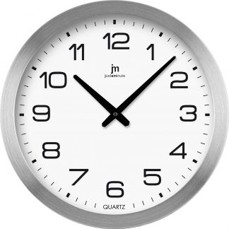 JUSTAMINUTE 14985 OROLOGIO PARETE ALLUMINIO 50CM OROLOGI PARETE