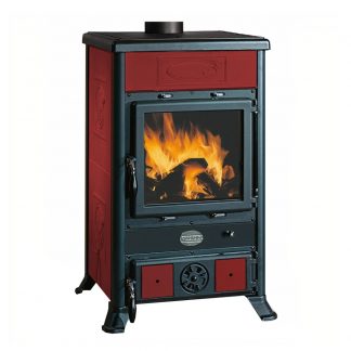 NORDICA ROSSELLAR15 0 Stufa Legna 9KW Ceramica Liberty Bordeaux