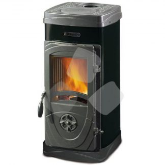 NORDICA SUPERJUNIOR Stufa Legna 5Kw Nera Bruciatutto