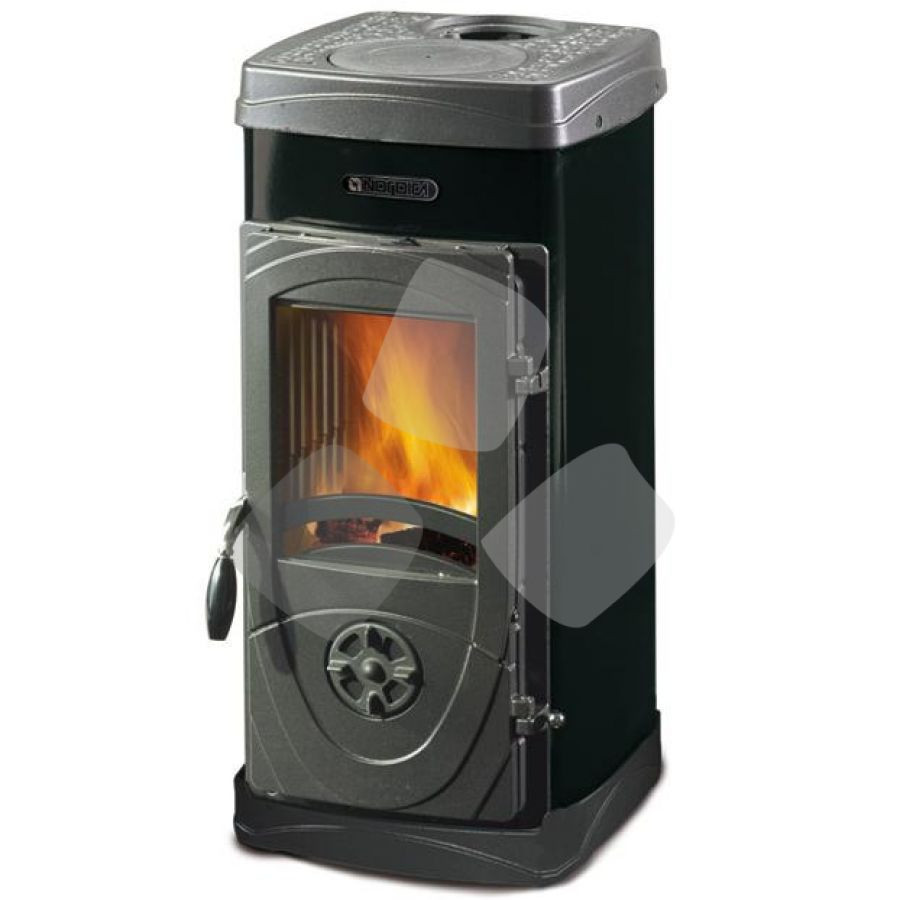 NORDICA SUPERJUNIOR Stufa Legna 5Kw Nera Bruciatutto