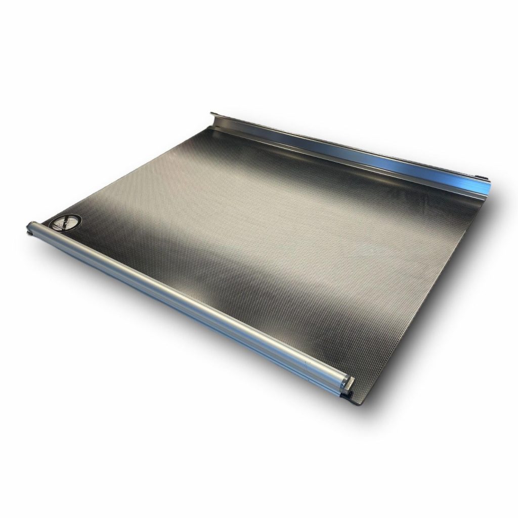 GLEM GAS COF6XG Coperchio Vetro Per Piano Cottura 60 Cm Bordi Inox