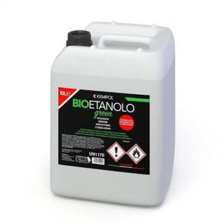 KEMIPOL DBIOEK0010 Tanica Bioetanolo Green 10 Litri Combustibile Ecologico